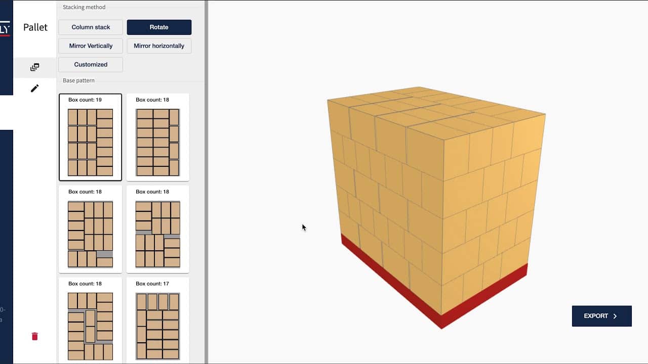 pallet builder how to build a pallet pattern