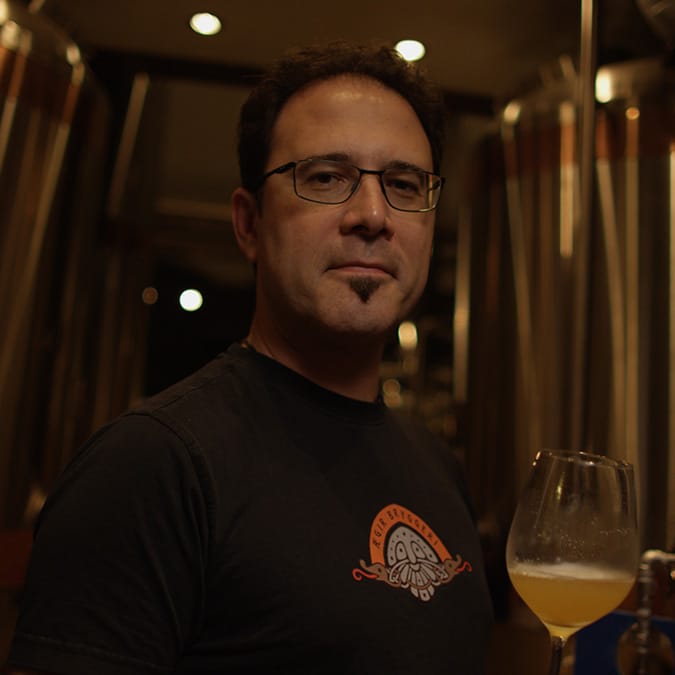 Evan Lewis CEO at Æegir brewery