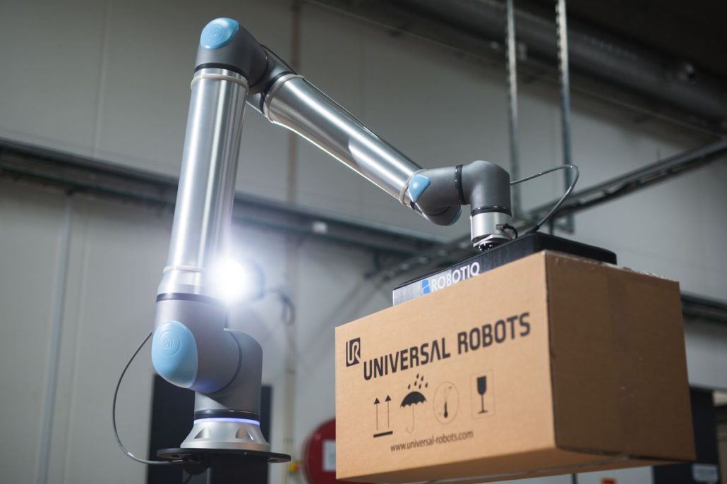 Universal Robots UR20 palletizing demo