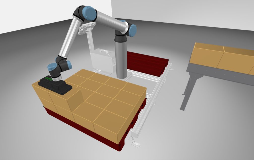 Digital twin simulation provided by MyRobot.cloud Fast Track