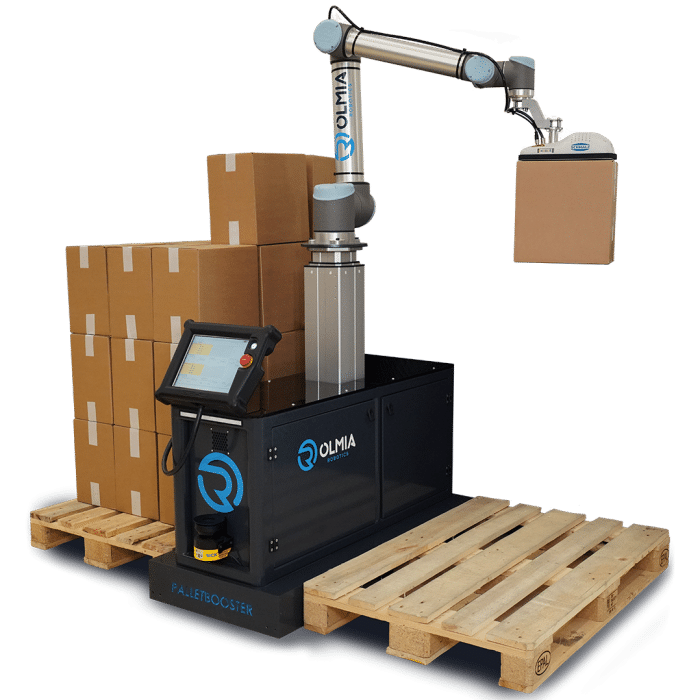 olmia palletbooster palletizing solution