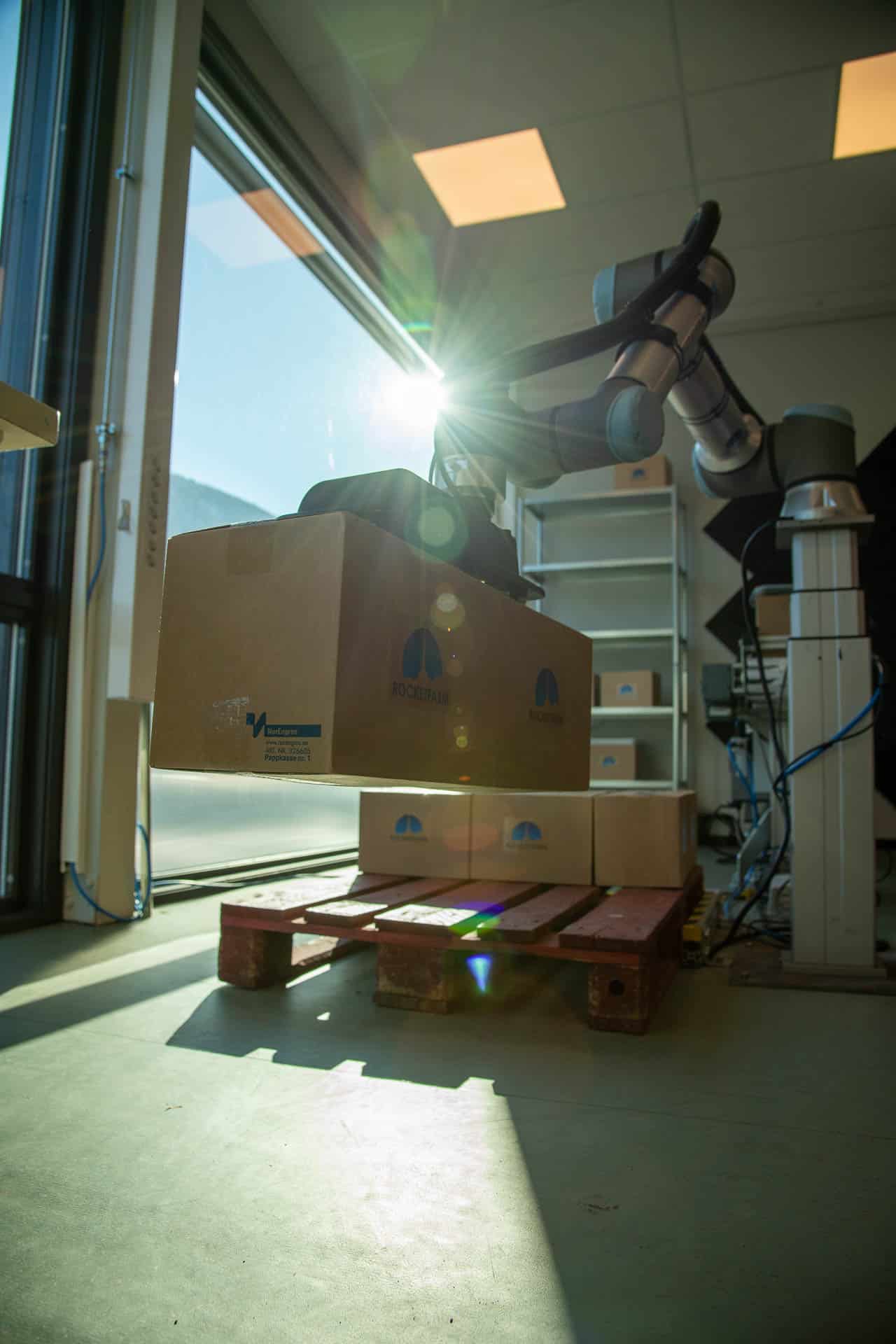 robot palletizing