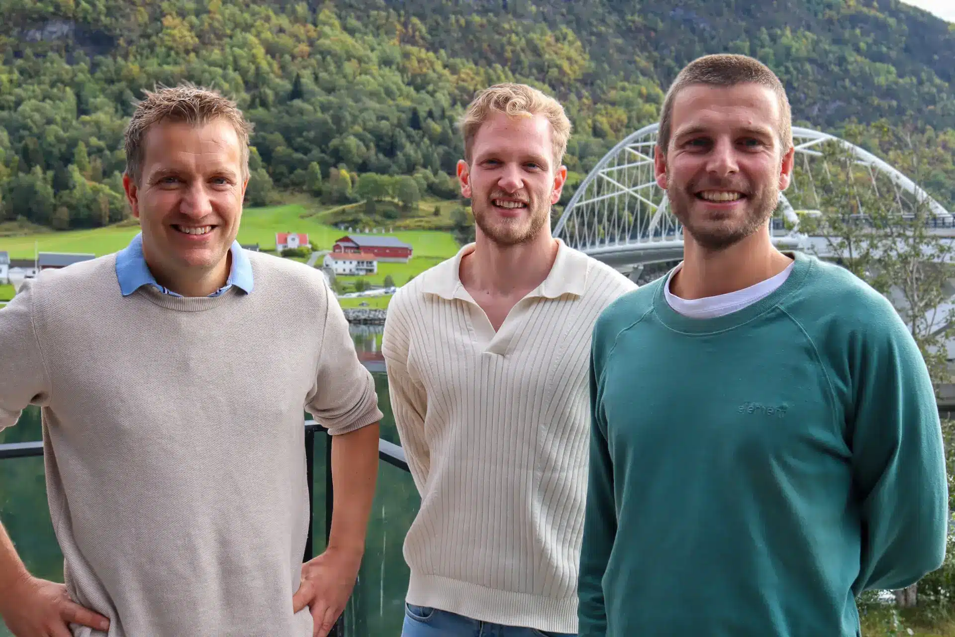 Our CEO, Egil, Director of Technology and Development, Bent, and Sales Lead, Brigt